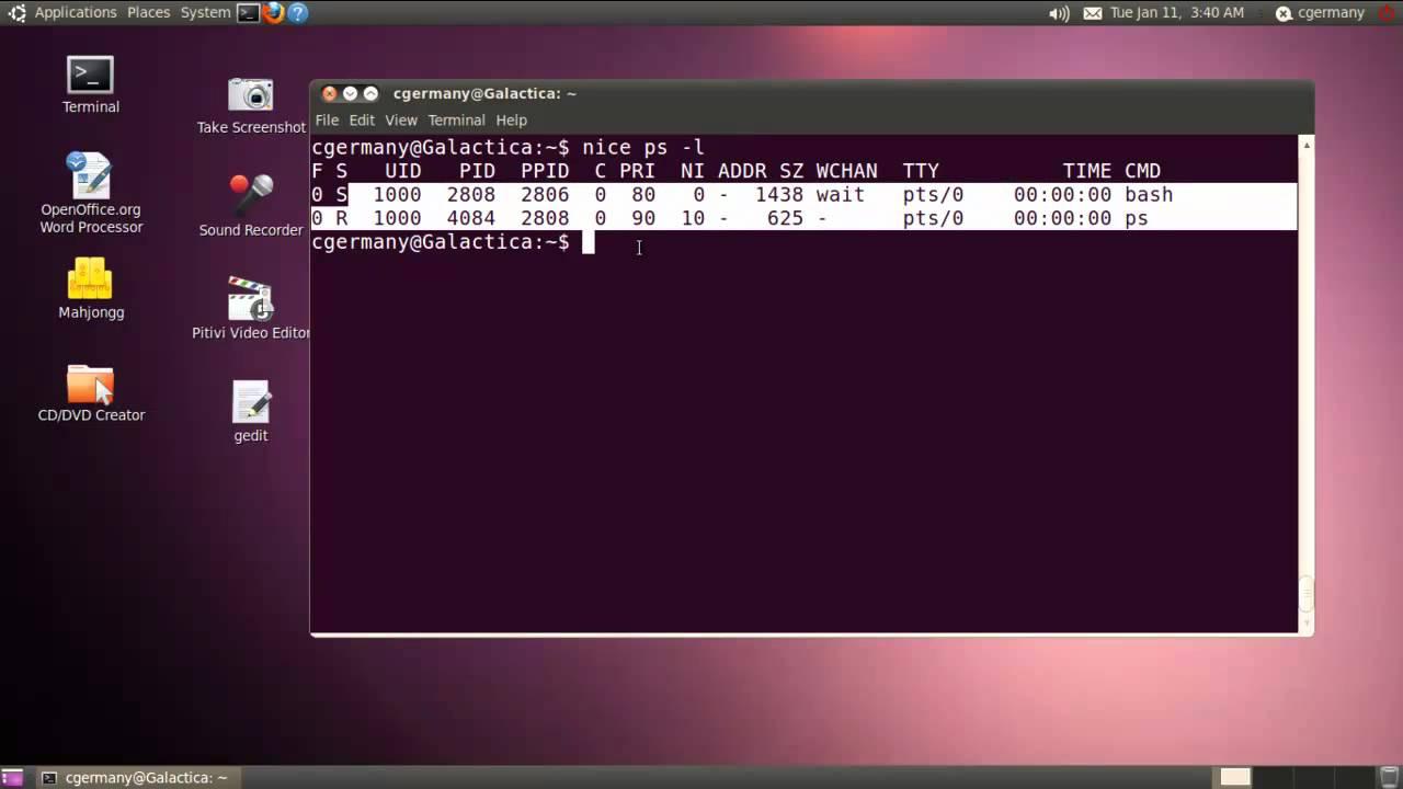 Gestión de prioridades de procesos en Linux