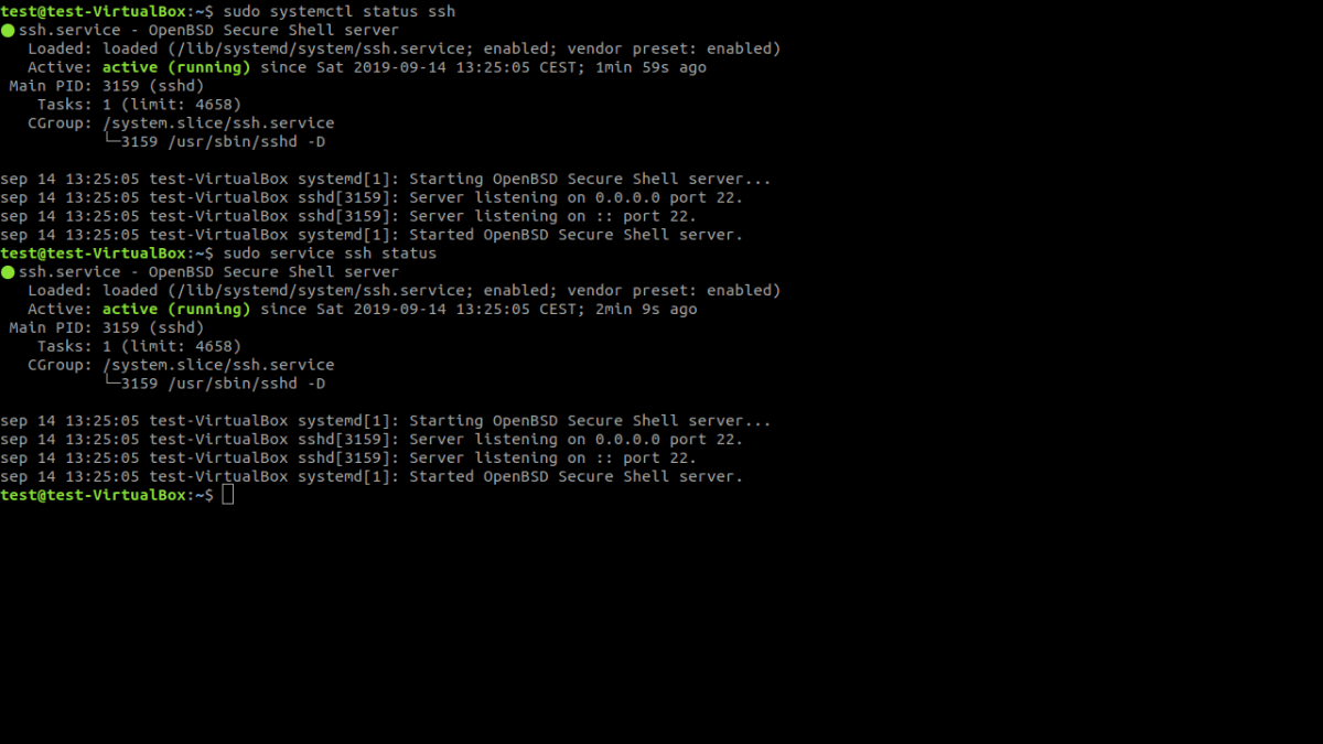 Ejemplo de comando con nohup