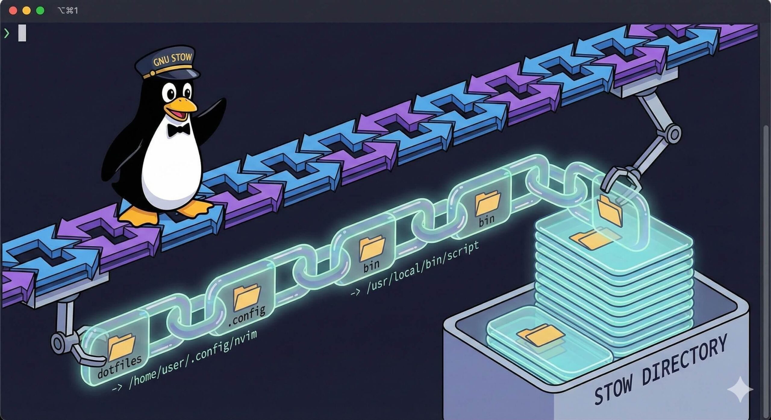 gestionar dotfiles con GNU Stow