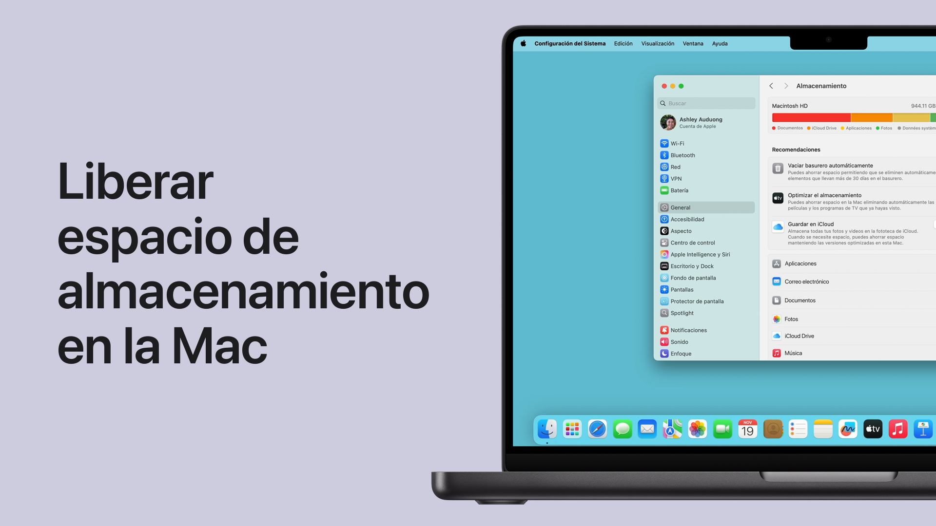 revisar almacenamiento en macOS