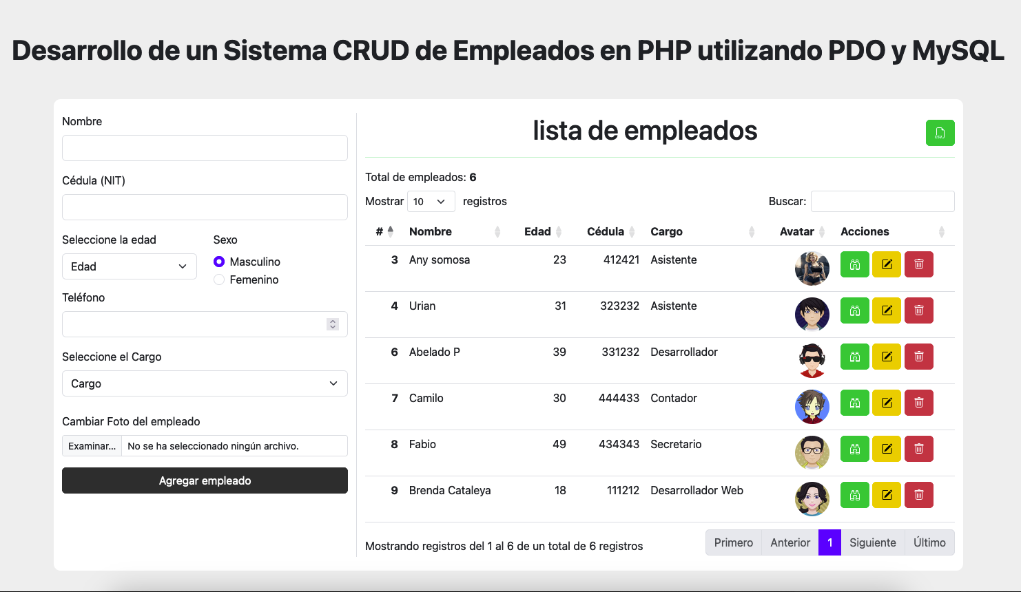 qué es un sistema CRUD