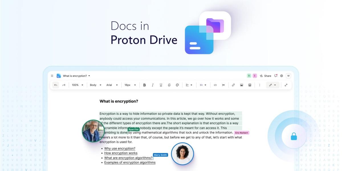 Futuro de Proton Docs y Sheets