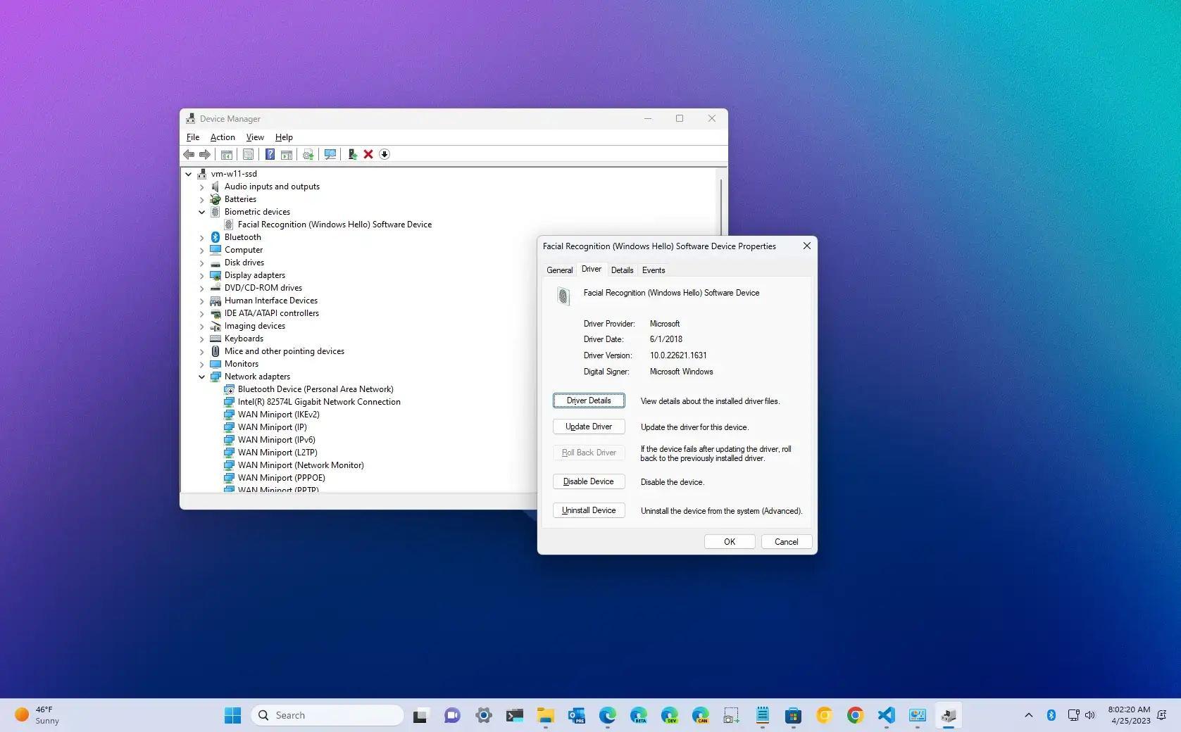 Rollback de drivers en Windows