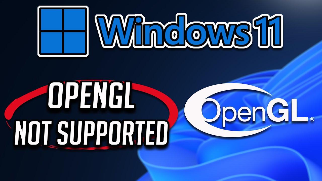 Solucionar errores comunes de OpenGL en Windows