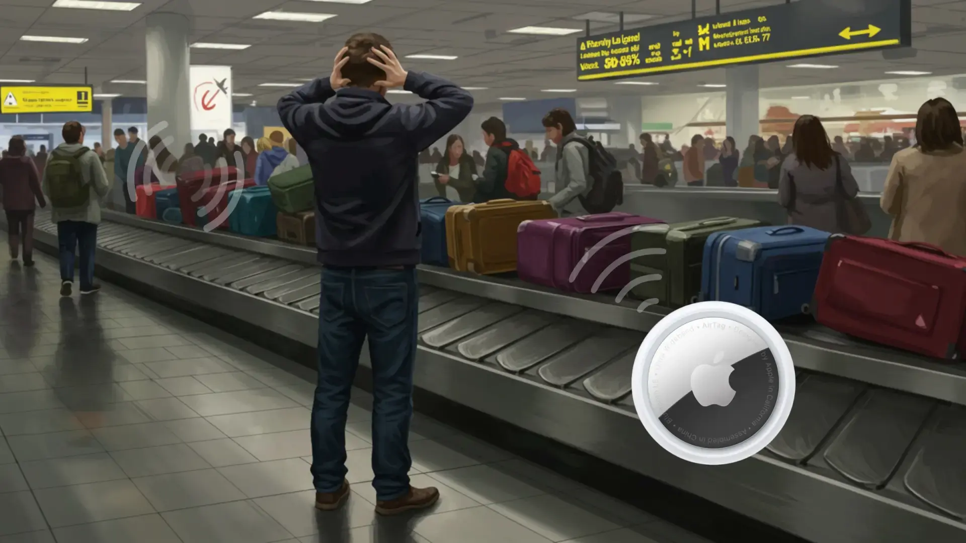 Cómo compartir la ubicación del AirTag con aerolíneas Cómo compartir la ubicación del AirTag con aerolíneas