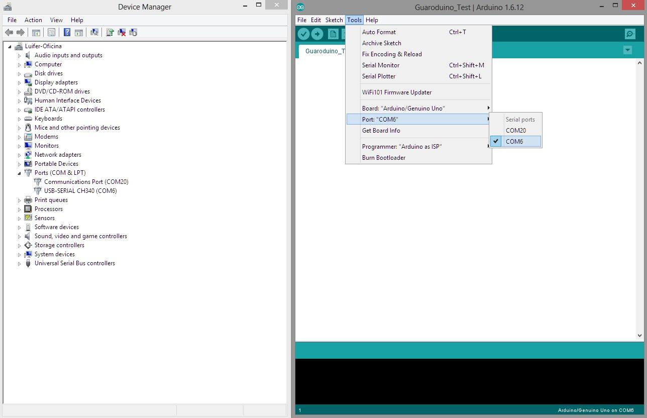 Problemas para reconocer Arduino en Windows