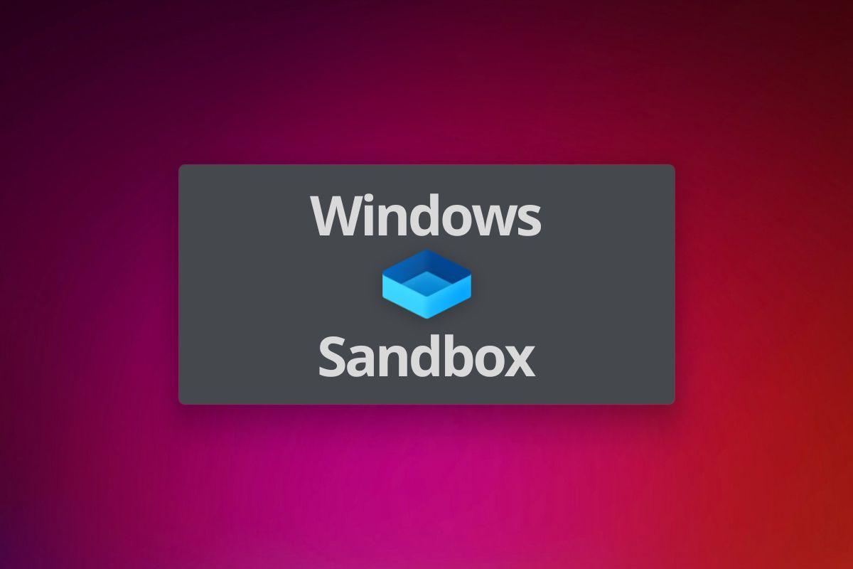 Activar Espacio aislado de Windows