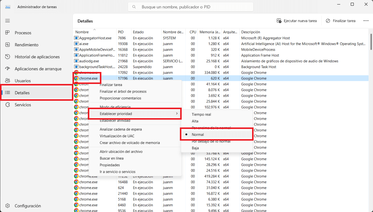 procesador multinucleo windows