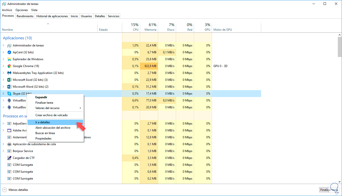 Afinidad del procesador en el Administrador de tareas afinidad procesador administrador tareas