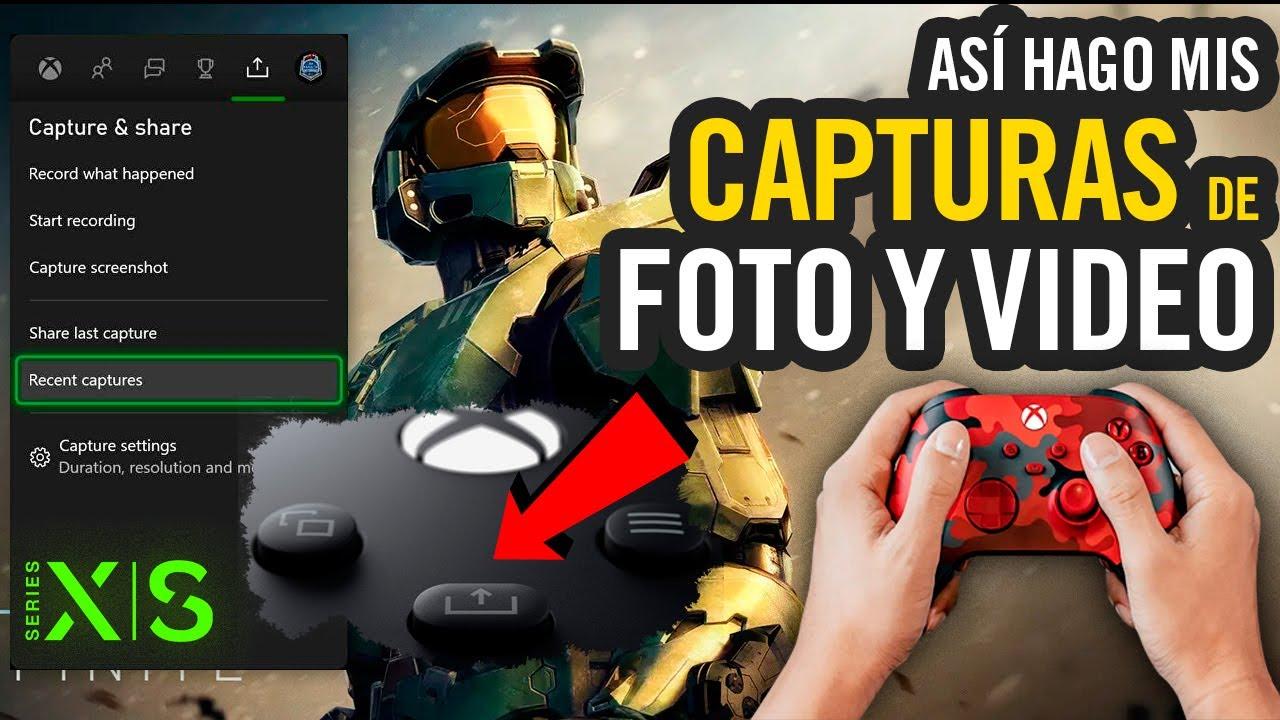Configuración de capturas en Xbox
