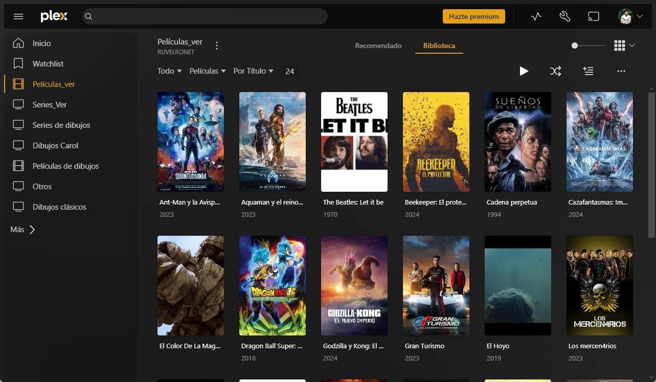 Servidor Jellyfin en local para streaming doméstico