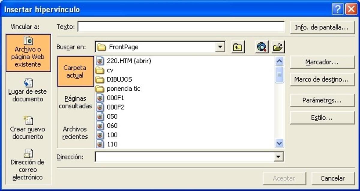 Añadir hipervínculos con copiar y pegar en Word