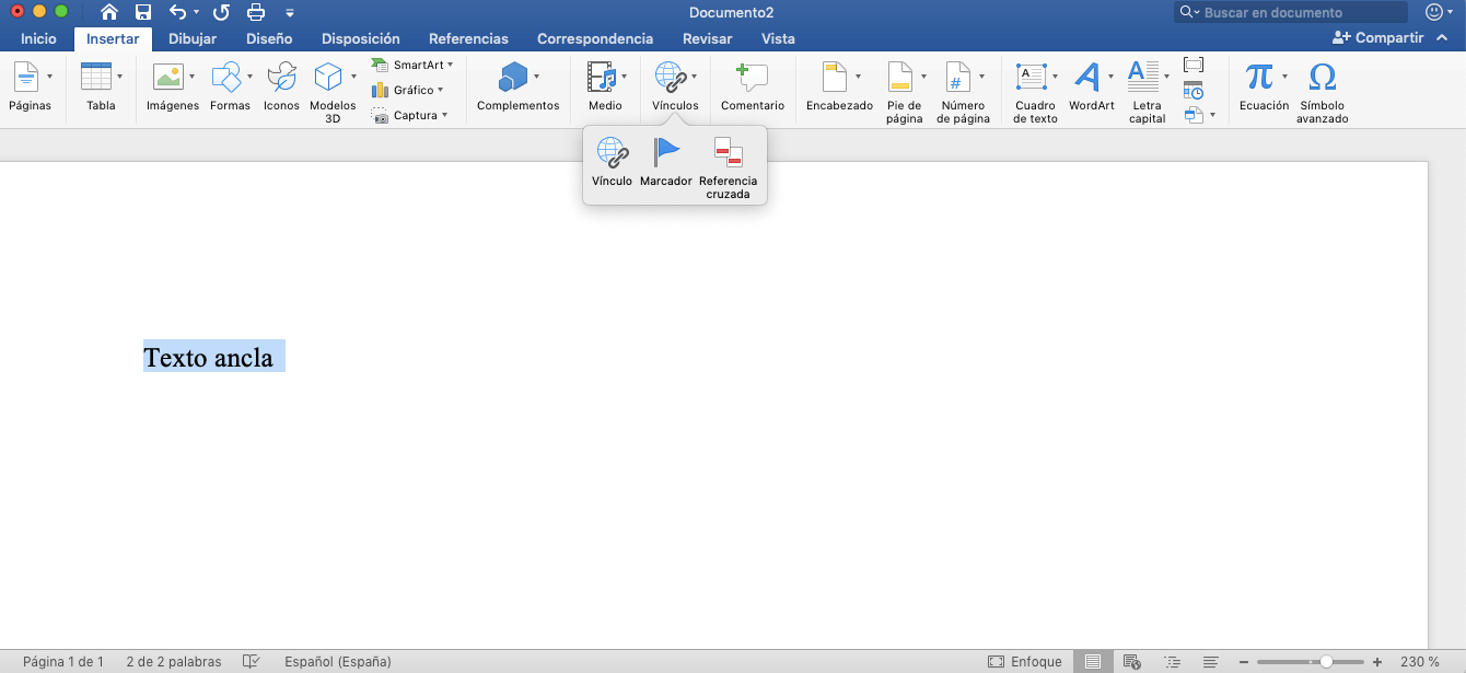 Comparativa de enlaces entre Word y otros editores Comparativa de enlaces entre Word y otros editores