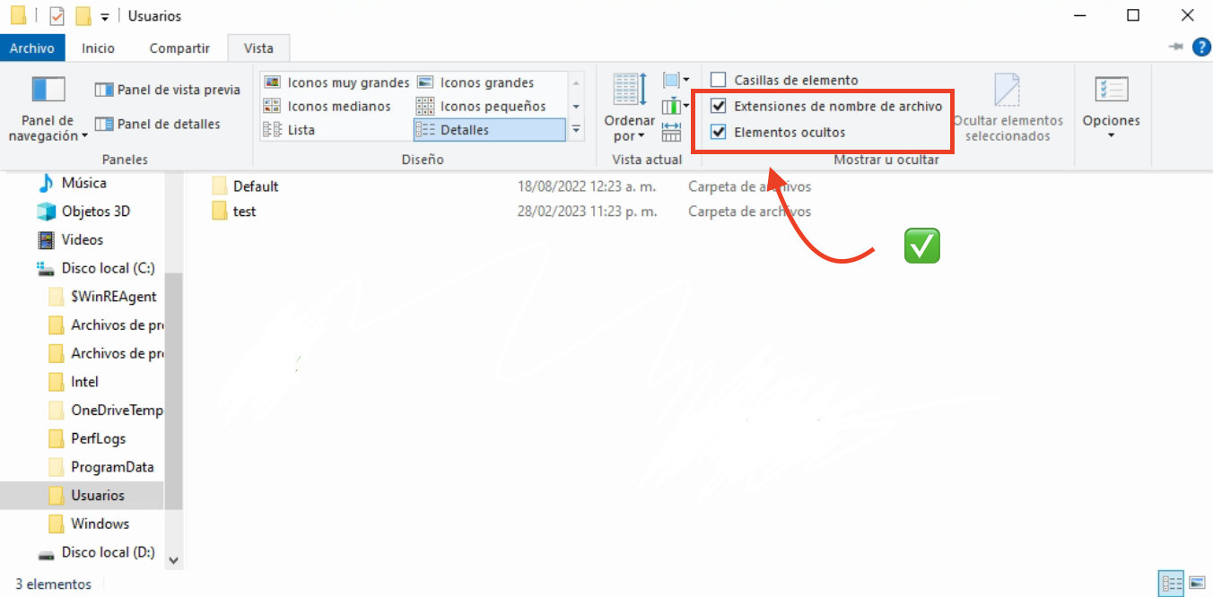 Opciones de guardado automático en el bloc de notas
