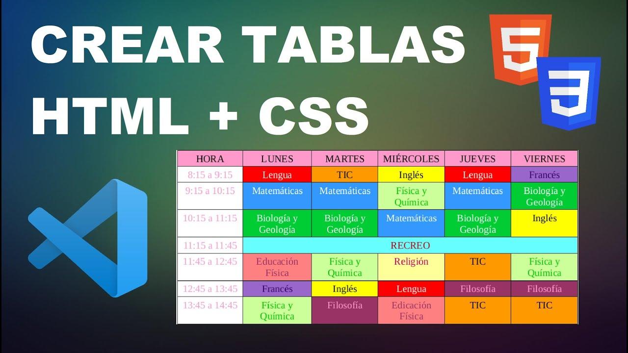 ejemplo de tabla html simple