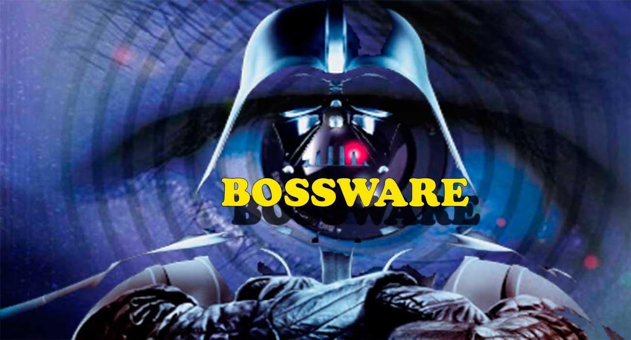 Concepto de vigilancia digital a empleados