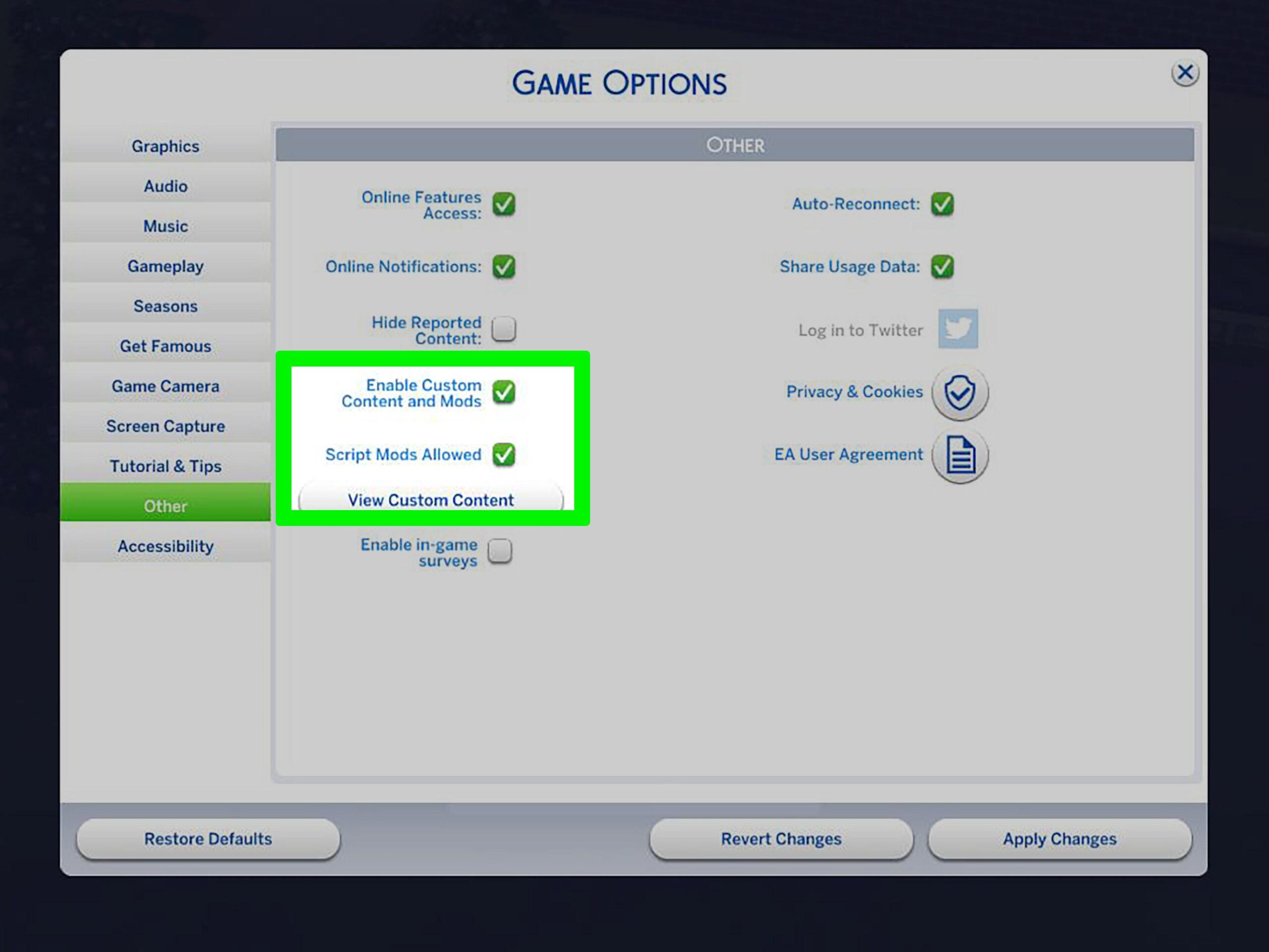Tipos de contenido extra en Los Sims 4