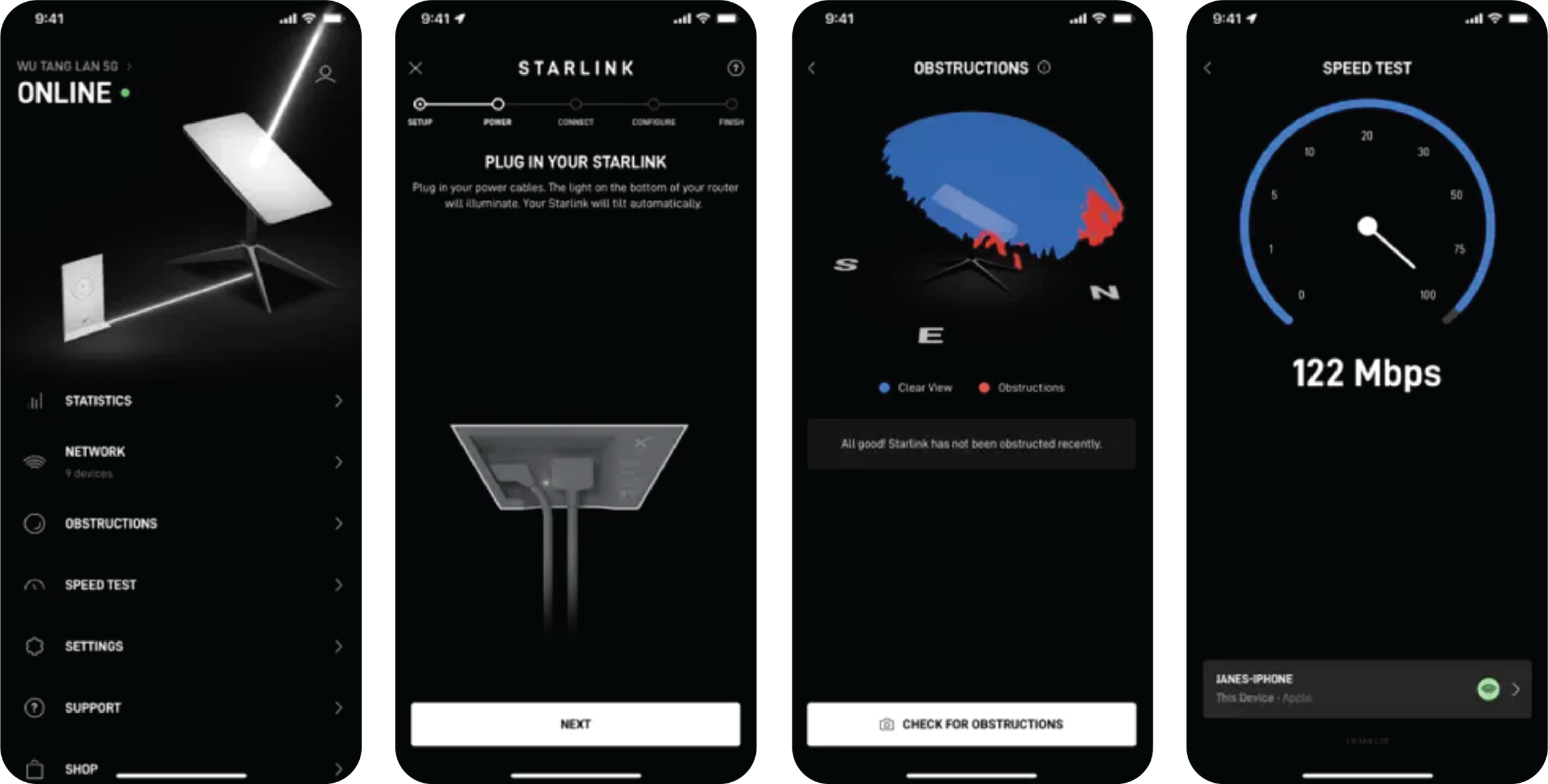 Guía para configurar Starlink App