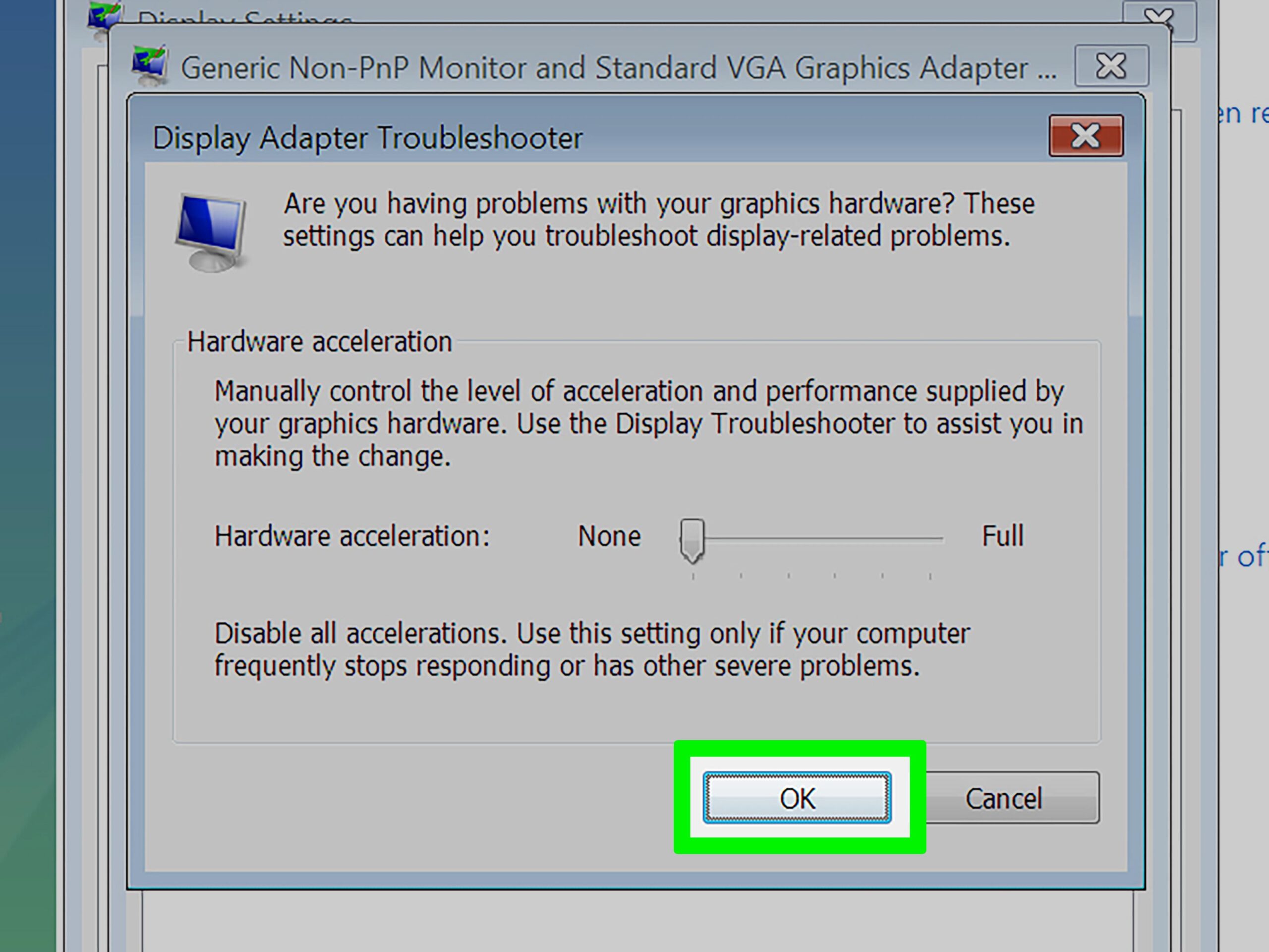 Configuración de aceleración por hardware en Office
