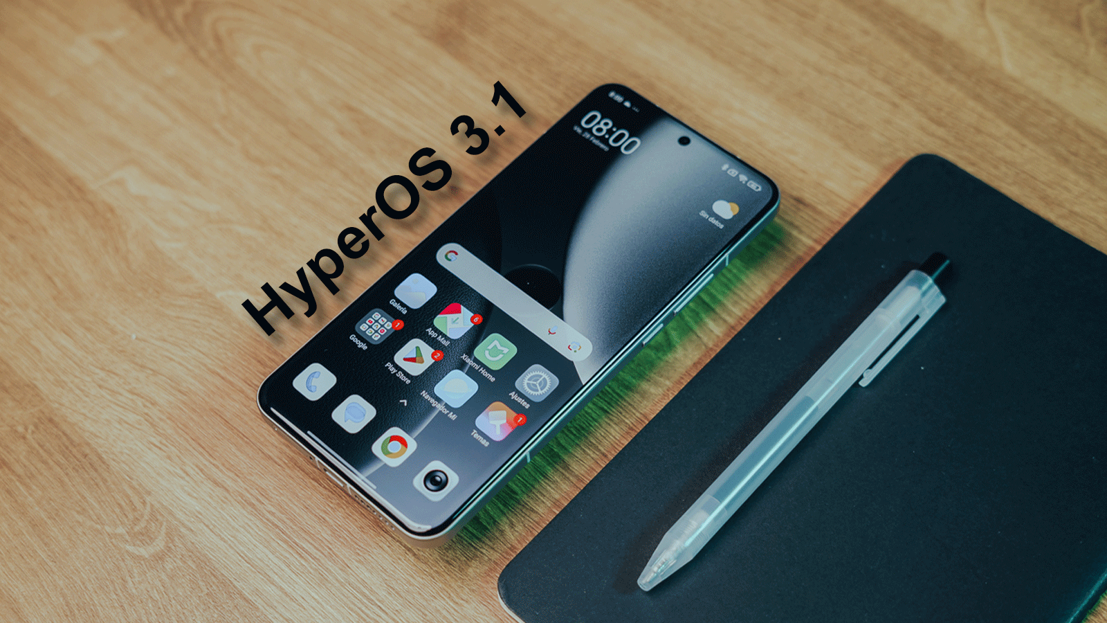 Interfaz de HyperOS 3.1 en móviles Xiaomi
