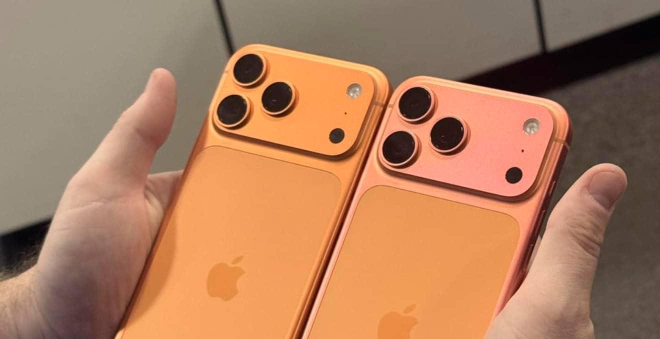 Problema de color en iPhone 17 expuesto al sol