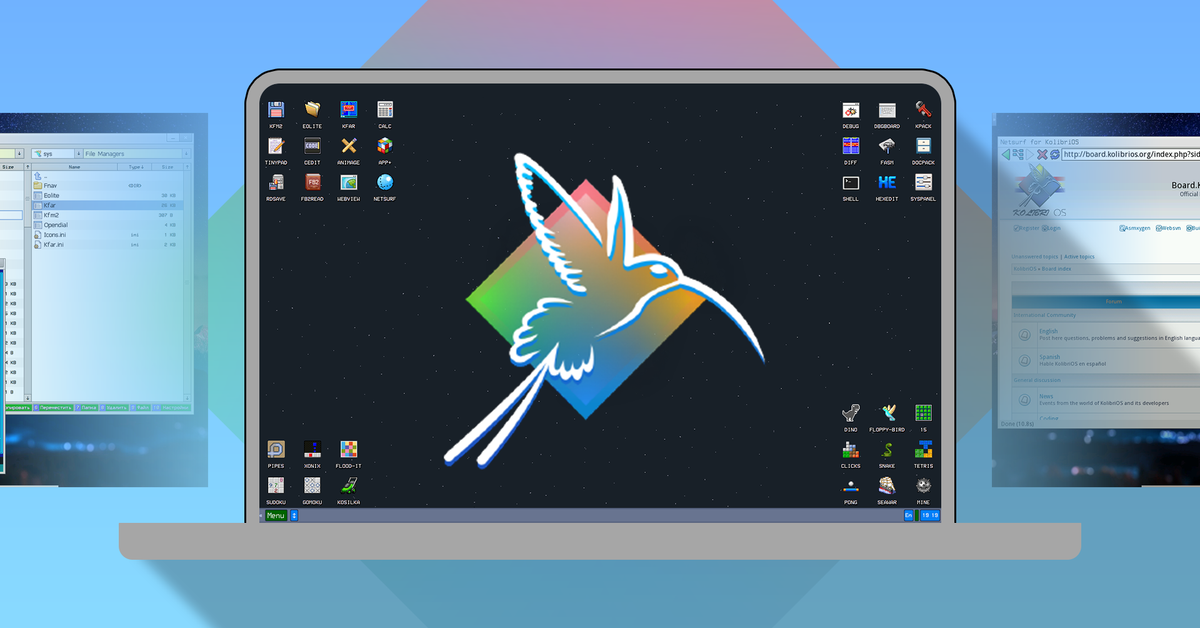 Rendimiento de KolibriOS