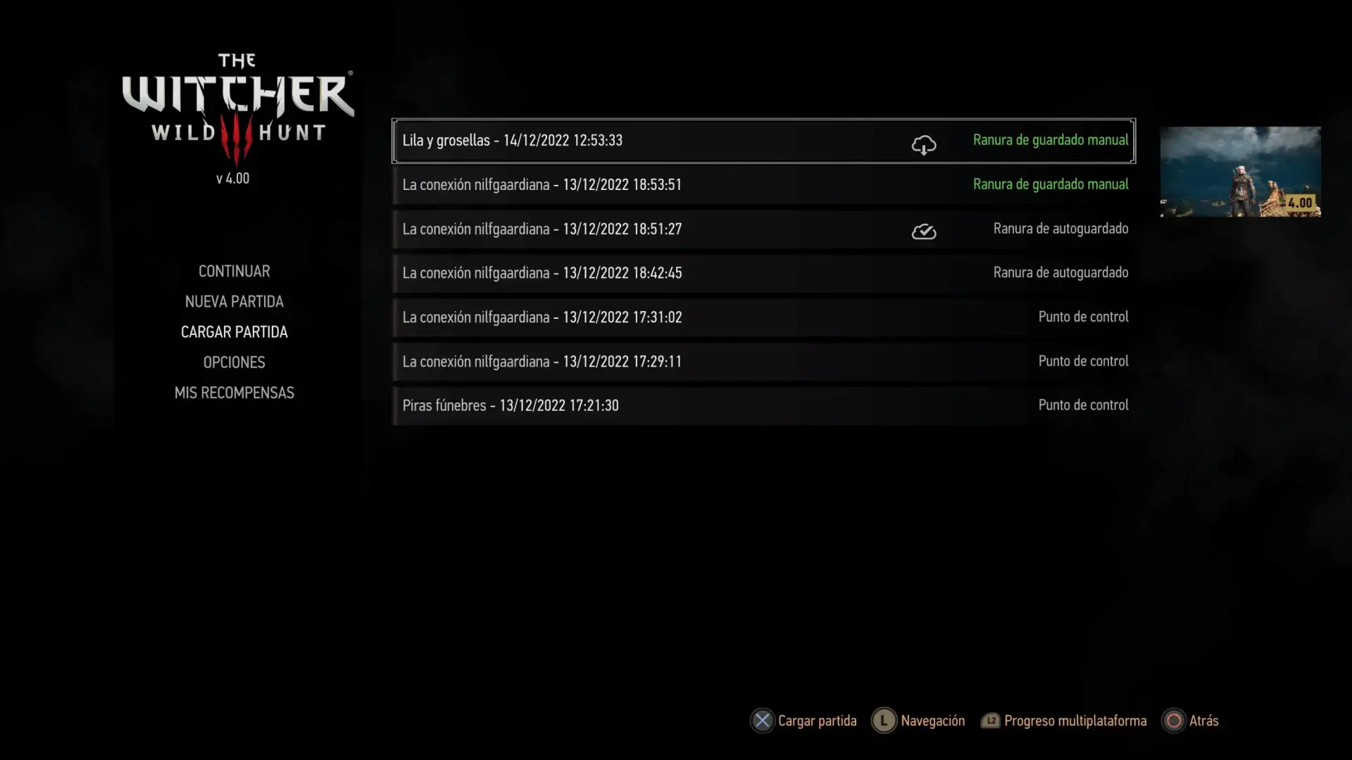 Requisitos para transferir partidas The Witcher 3 Requisitos para transferir partidas The Witcher 3