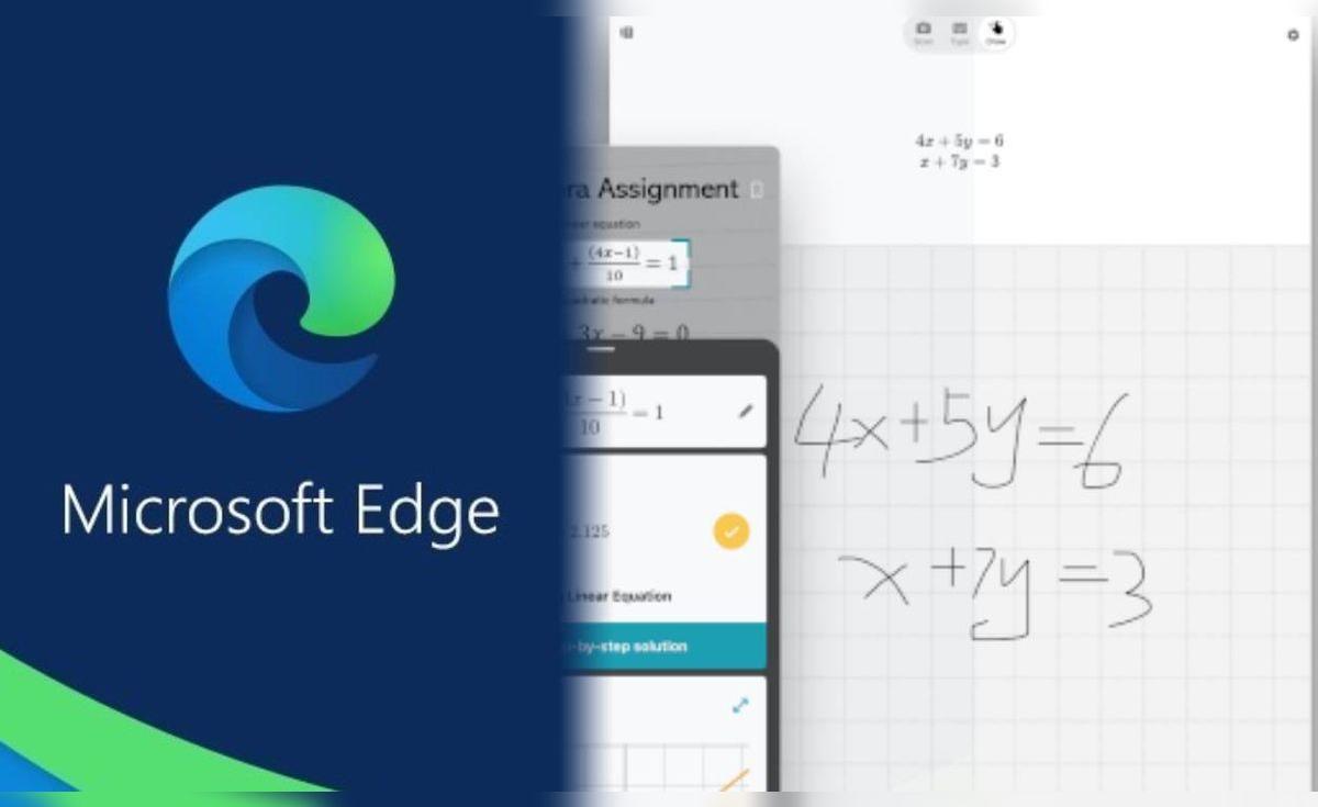 Solucionador matemático integrado en Edge