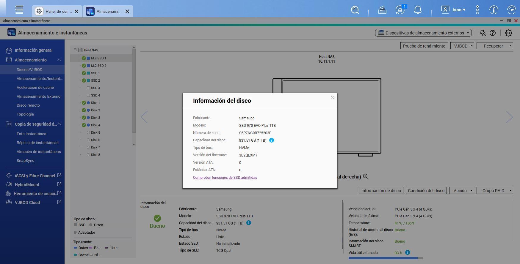 Proceso de actualización de firmware de SSD