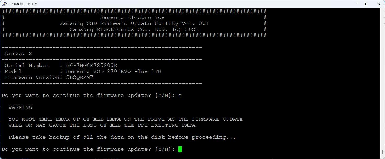 Herramientas para actualizar firmware de SSD en Linux