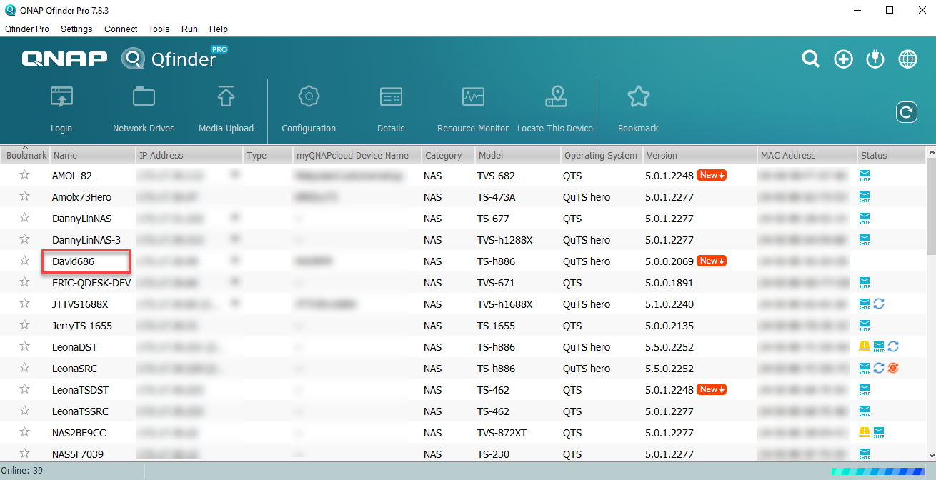 Configuración inicial QNAP