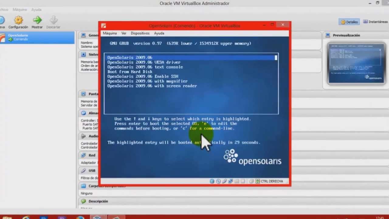 Instalación de Solaris 11 en x86