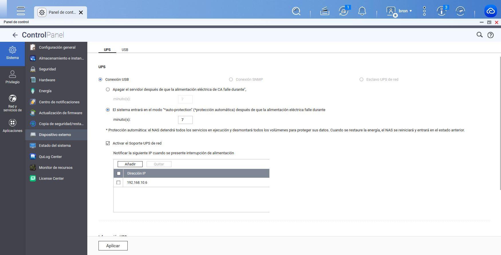 ventajas apagado automatico UPS