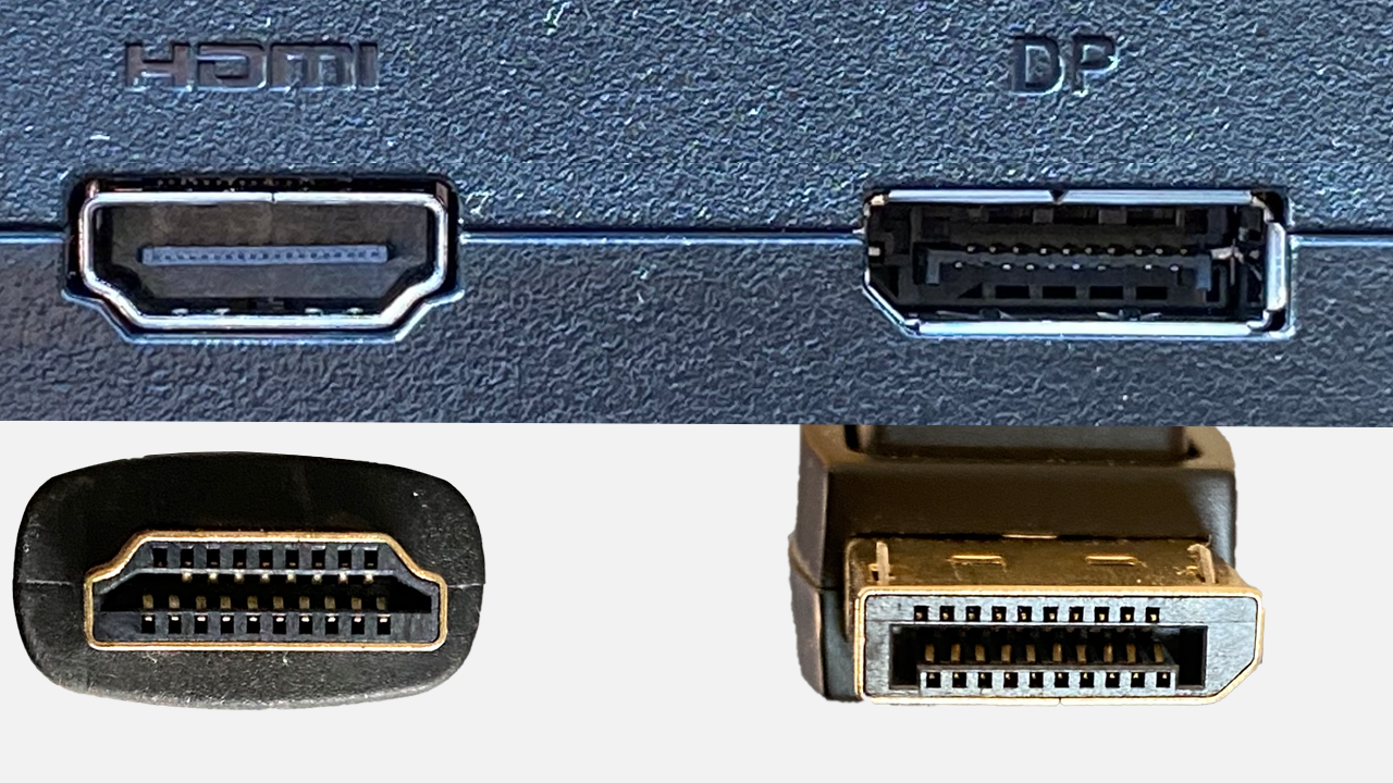 Conector DisplayPort en tarjeta gráfica