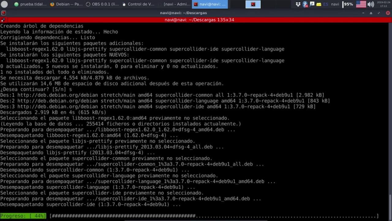 dependencias de paquetes en sistemas linux
