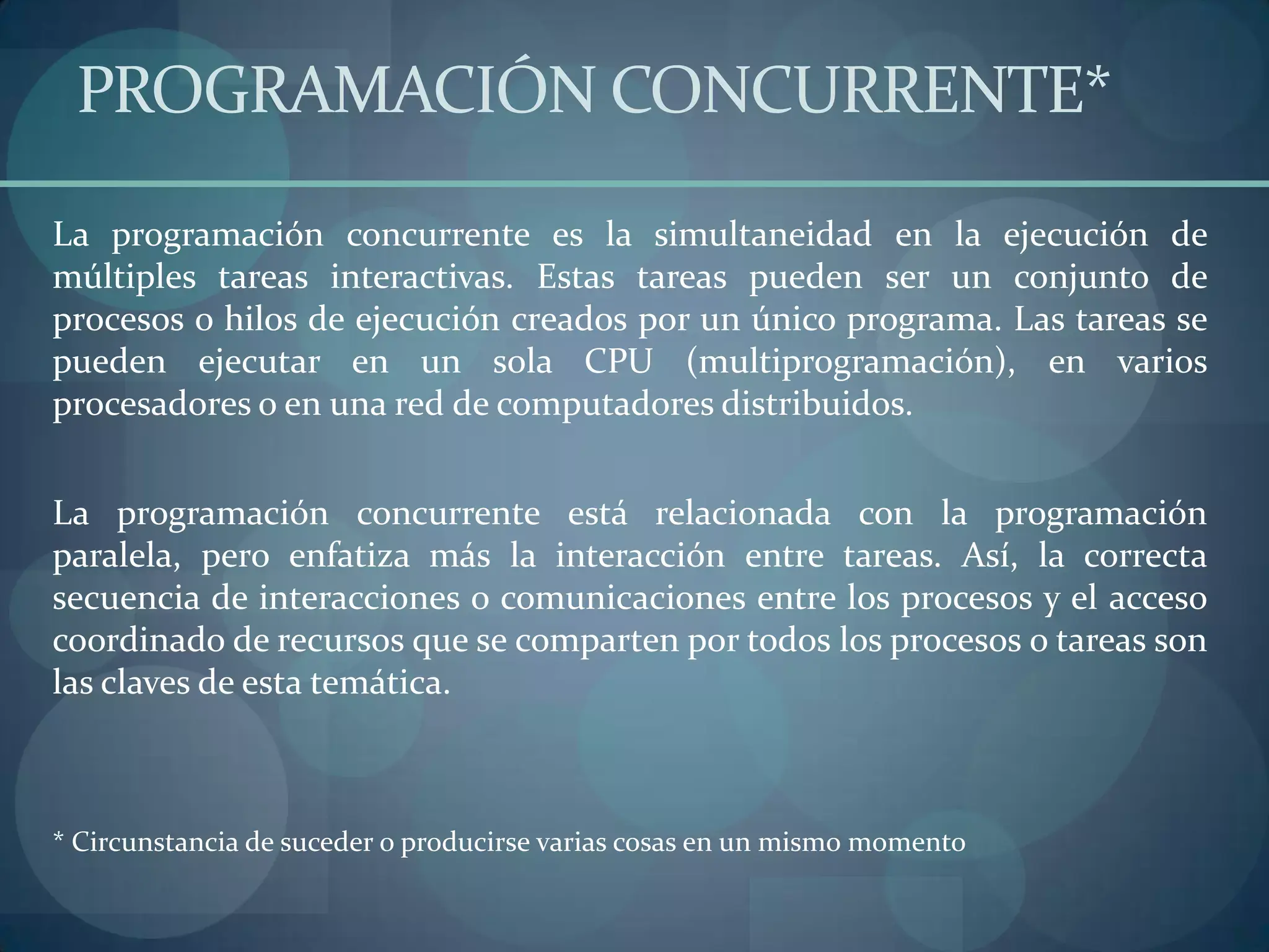 modelos de programacion concurrente modelos de programacion concurrente