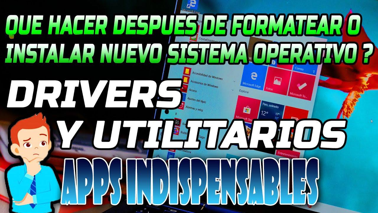 Configurar Windows después de formatear