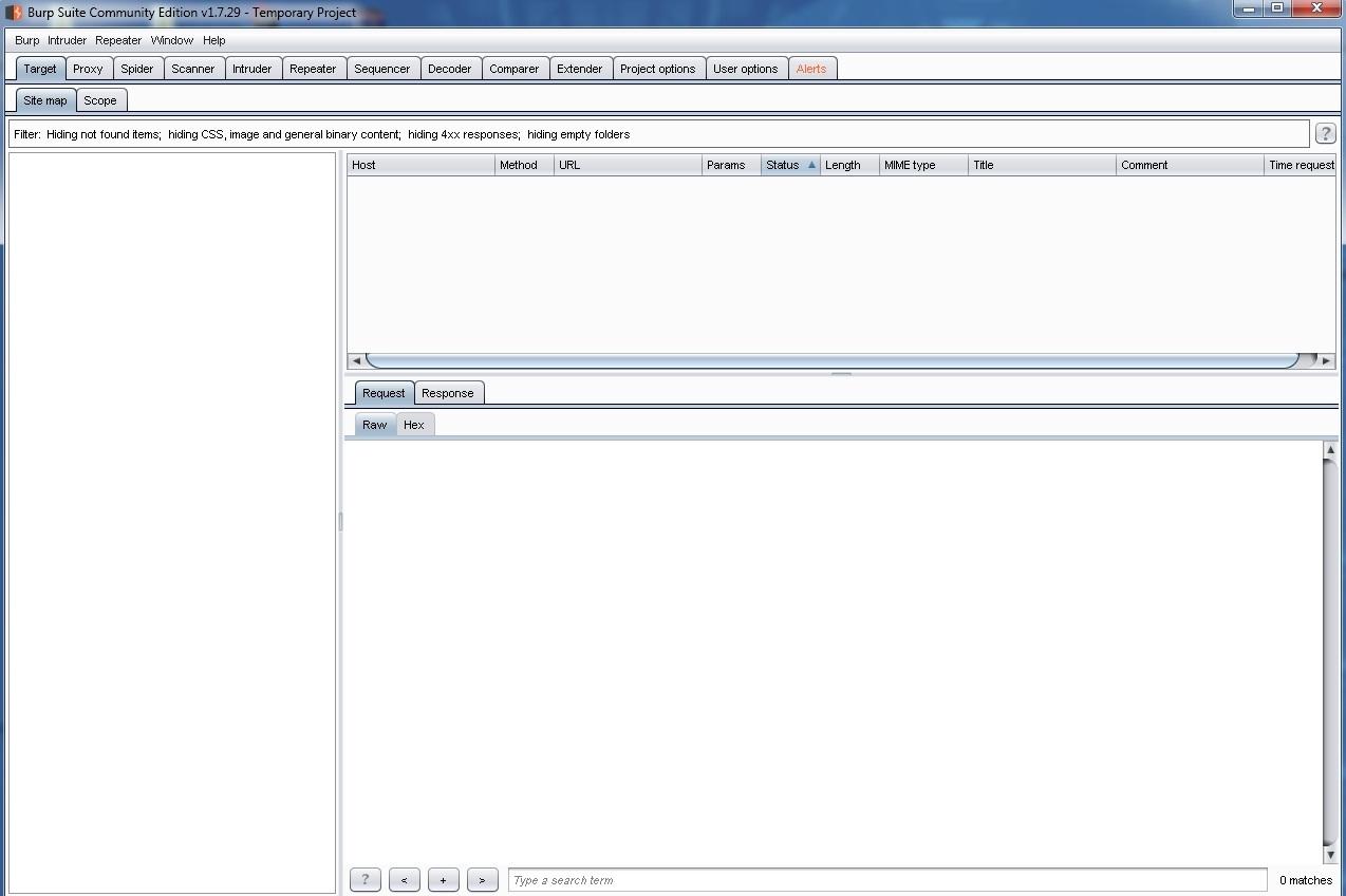 Configuración de Burp Suite