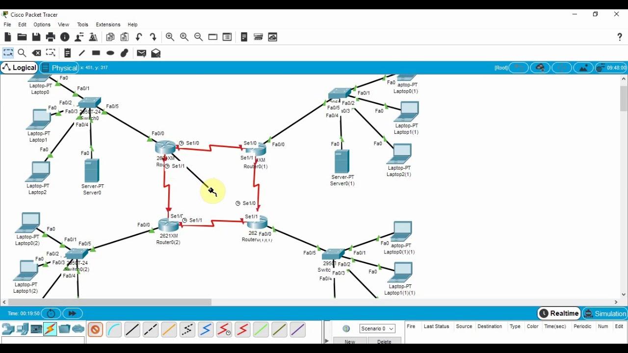 Interfaz Cisco Packet Tracer