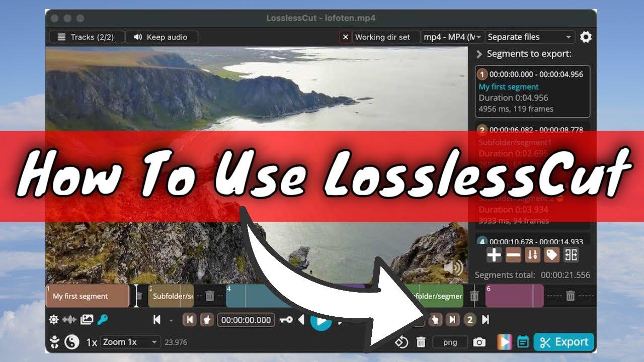 Tutorial LosslessCut