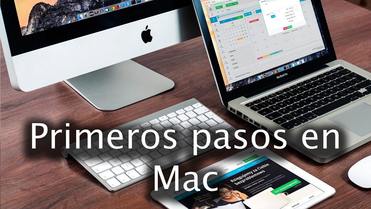 Primeros pasos con un Mac