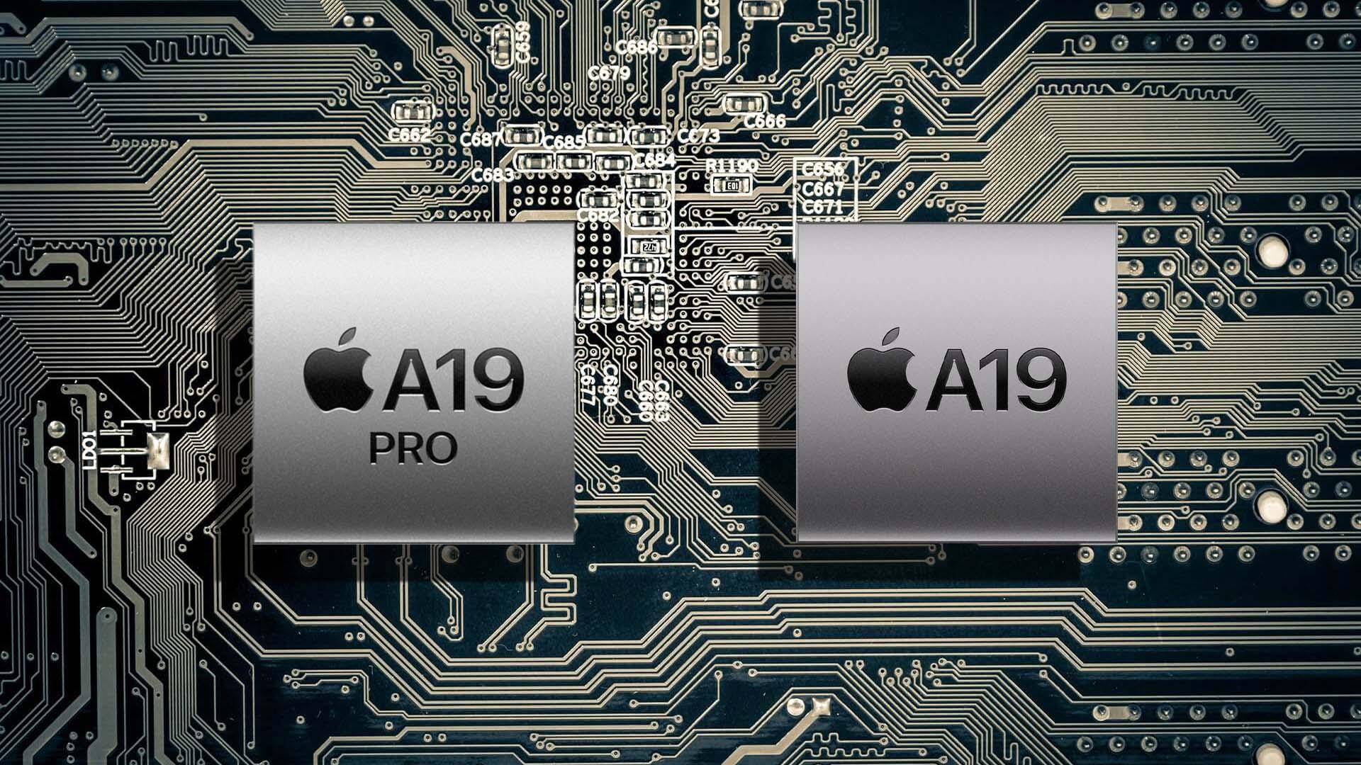 CPU y GPU Apple A12X Bionic frente a Apple A19