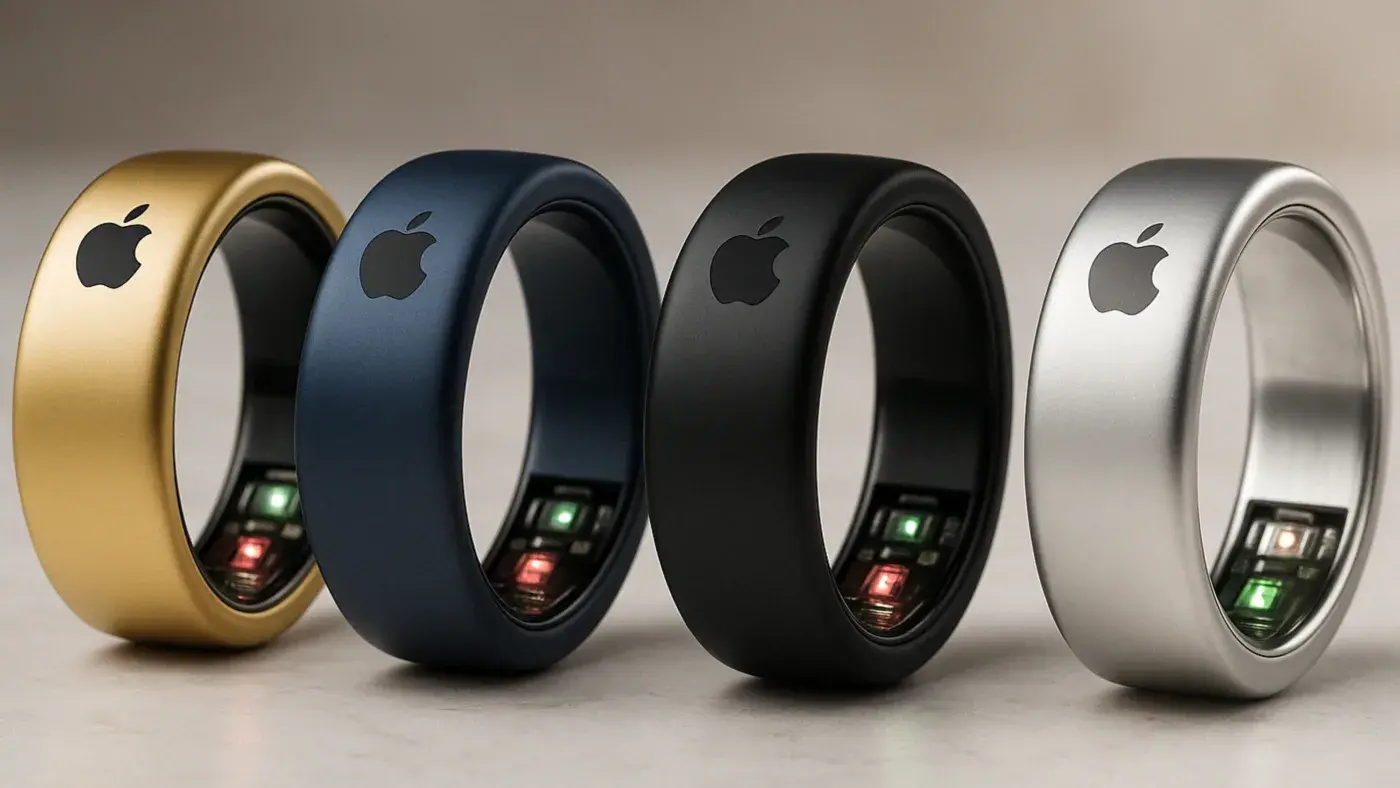 Concepto de anillo inteligente de Apple Concepto de anillo inteligente de Apple