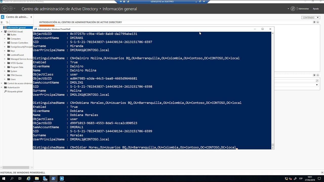 programador de tareas y powershell