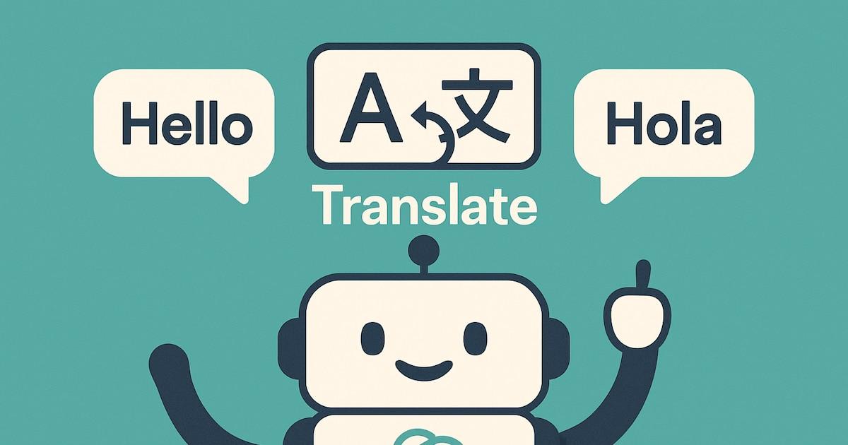 Interfaz de ChatGPT Translate