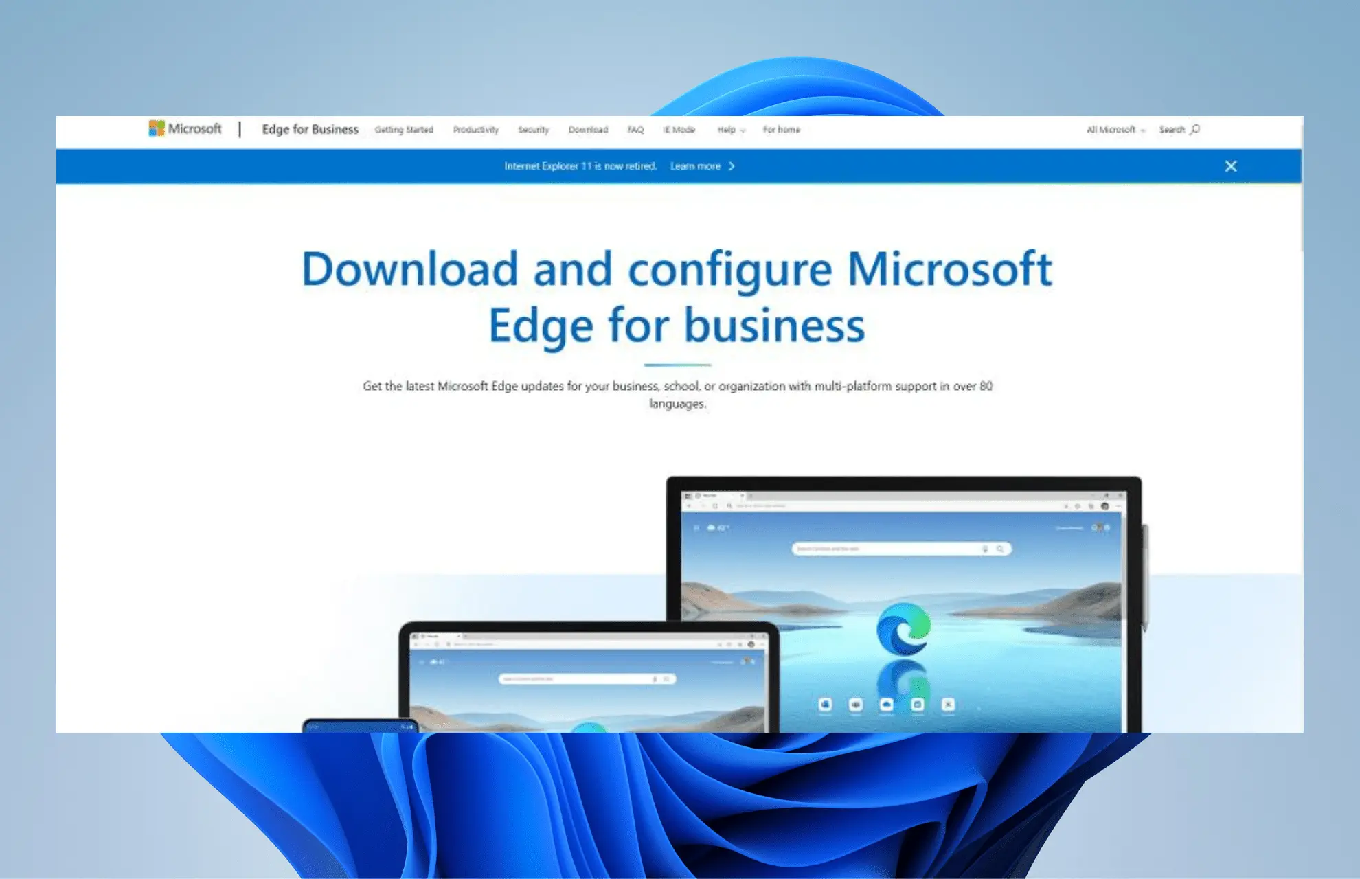 Microsoft Edge for Business en entorno corporativo Microsoft Edge for Business en entorno corporativo