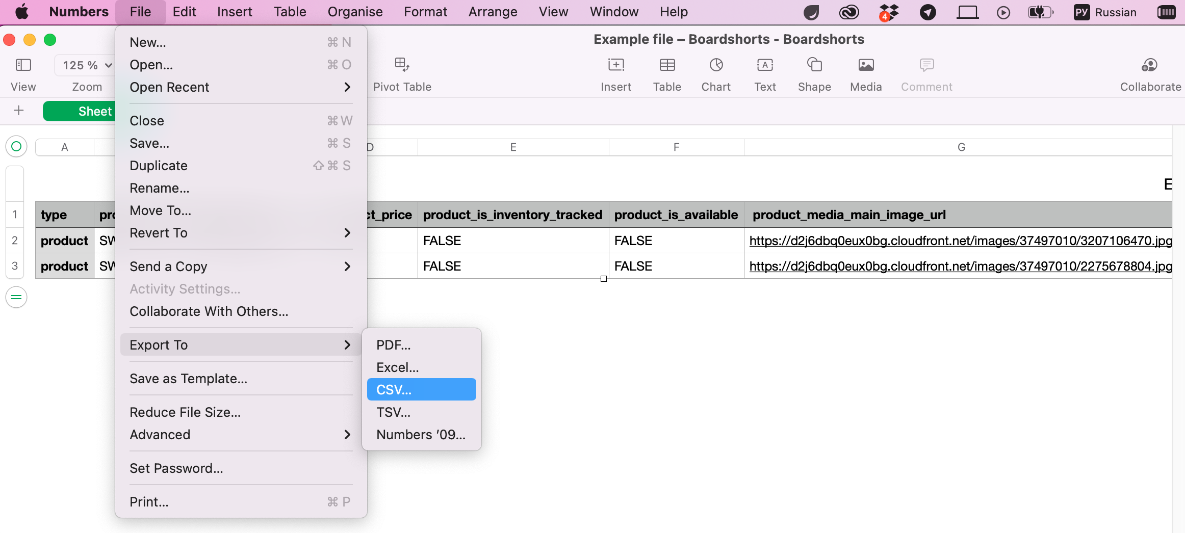 Qué es un archivo Numbers