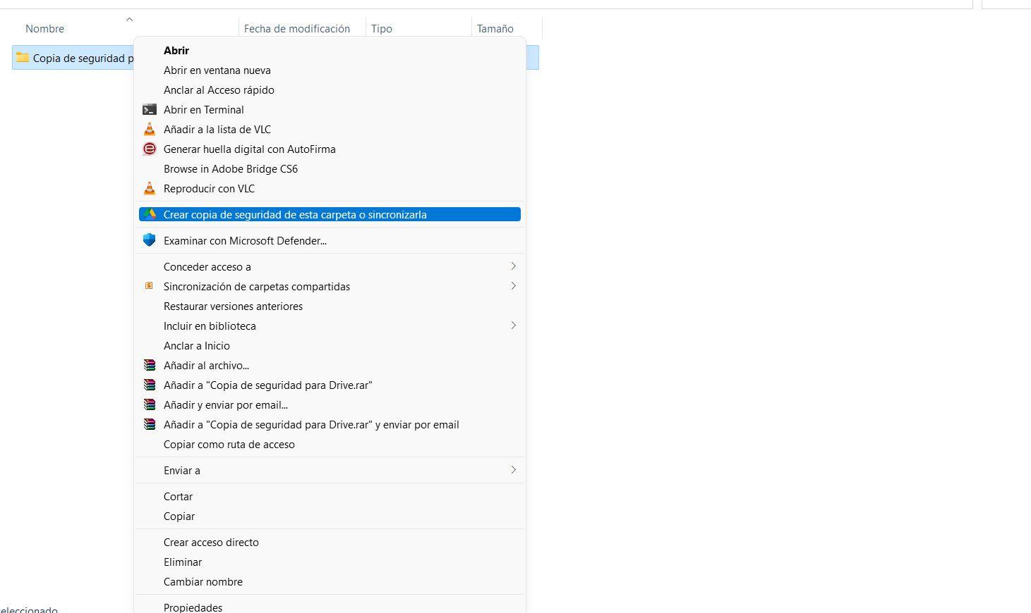 cifrado y sincronización de copias en la nube