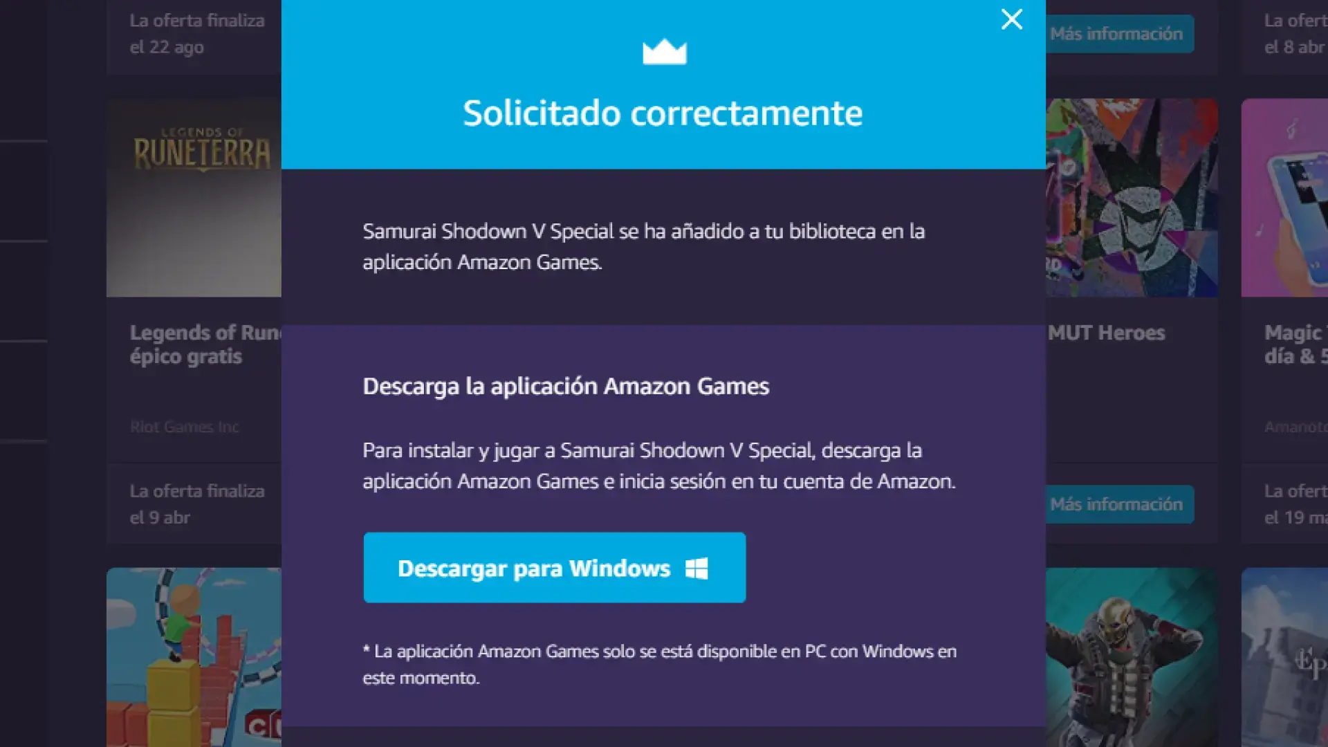 Pasos para descargar juegos de Amazon Pasos para descargar juegos de Amazon