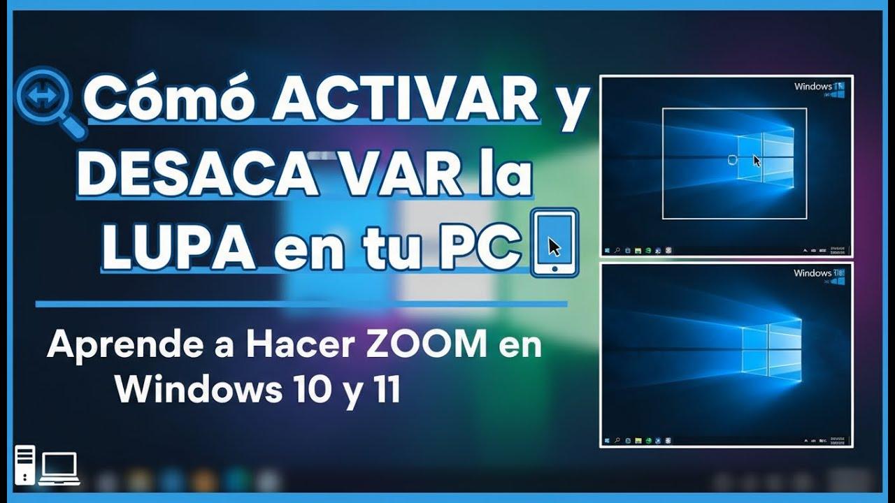 controles de zoom de la lupa en Windows 11